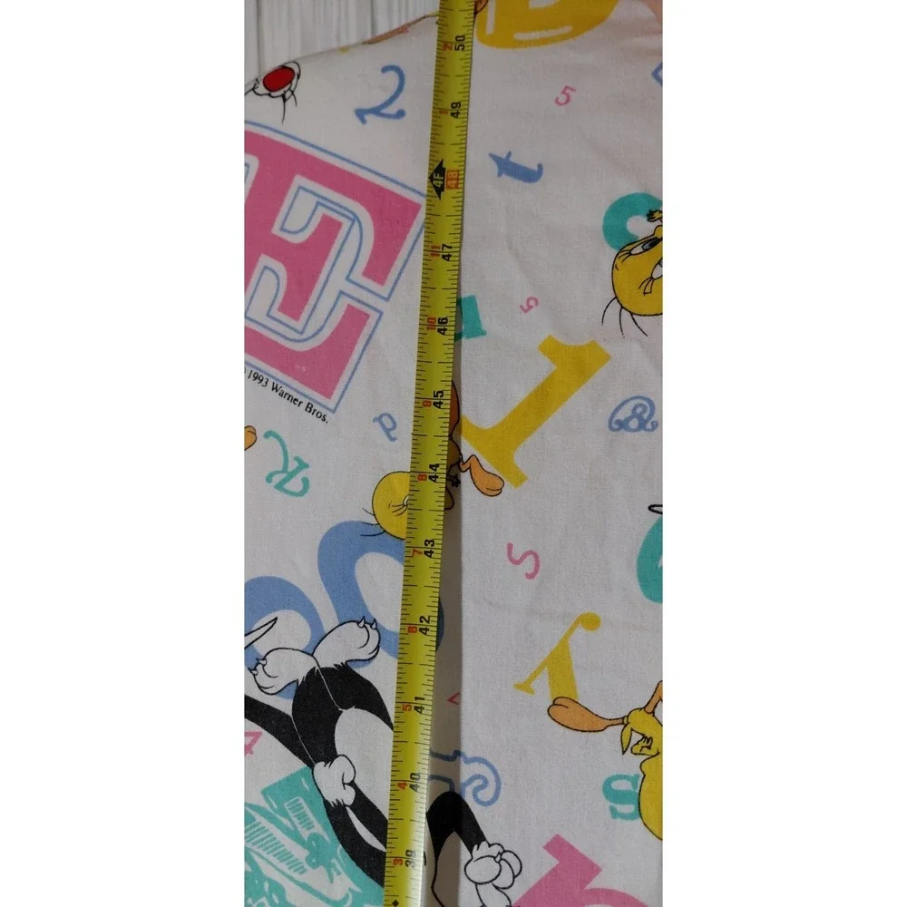 Y2K Vintage Gerber licensed Warner 90s Looney Tunes Mattress cover Crib Bedtime